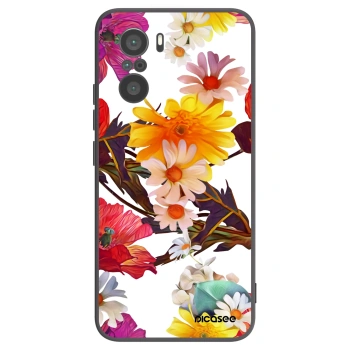 Picasee silikonowe czarne etui na Xiaomi Poco F3 - Meadow