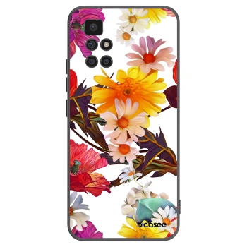 Picasee silikonowe czarne etui na Xiaomi Redmi 10 - Meadow