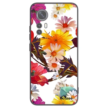 Picasee silikonowe czarne etui na Xiaomi 12 - Meadow