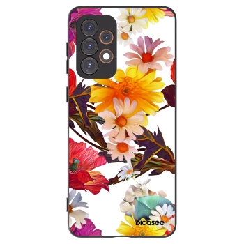 Picasee silikonowe czarne etui na Samsung Galaxy A33 5G A336 - Meadow