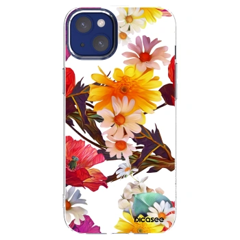 Picasee silikonowe przeźroczyste etui na Apple iPhone 14 Plus - Meadow