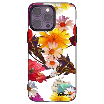 Picasee silikonowe czarne etui na Apple iPhone 14 Pro Max - Meadow
