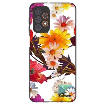 Picasee silikonowe czarne etui na Samsung Galaxy A23 A235F 4G - Meadow