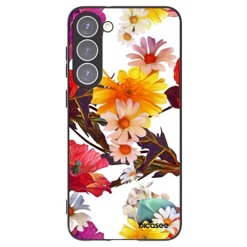 Picasee silikonowe czarne etui na Samsung Galaxy S23+ 5G - Meadow