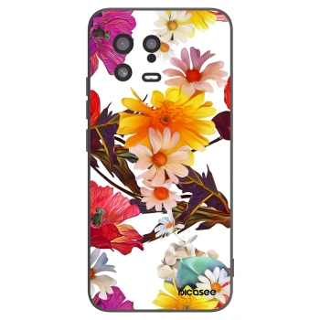 Picasee silikonowe czarne etui na Xiaomi 13 - Meadow