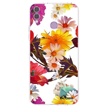 Picasee silikonowe przeźroczyste etui na Honor 8X - Meadow