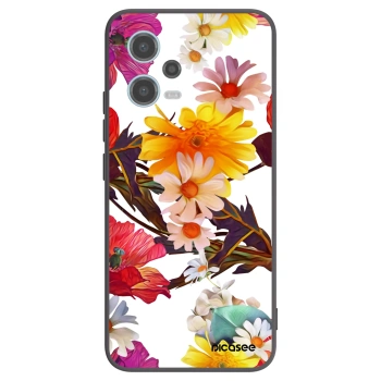 Picasee silikonowe czarne etui na Xiaomi Redmi Note 12 5G - Meadow