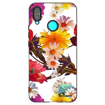 Picasee silikonowe czarne etui na Huawei Nova 3 - Meadow