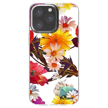 Picasee silikonowe przeźroczyste etui na Apple iPhone 15 Pro Max - Meadow
