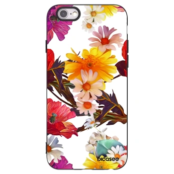 Picasee silikonowe czarne etui na Apple iPhone 6/6S - Meadow