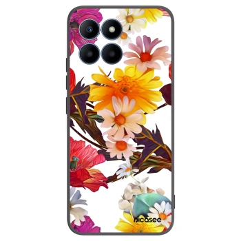 Picasee silikonowe czarne etui na Honor 70 Lite - Meadow