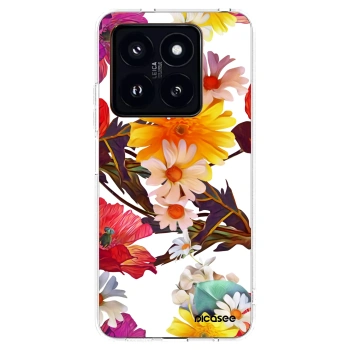 Picasee silikonowe przeźroczyste etui na Xiaomi 14 Pro - Meadow