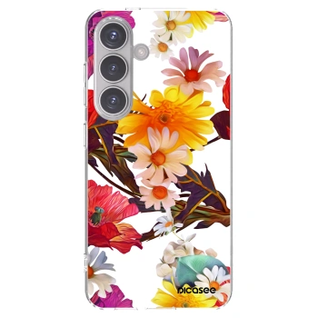 Picasee silikonowe przeźroczyste etui na Samsung Galaxy S24 S921B 5G - Meadow