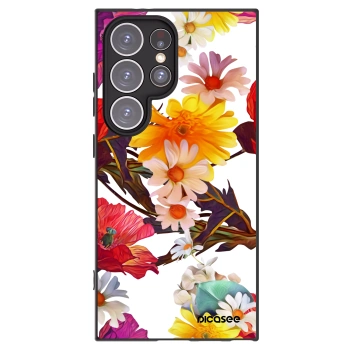 Picasee silikonowe czarne etui na Samsung Galaxy S24 Ultra S928B 5G - Meadow