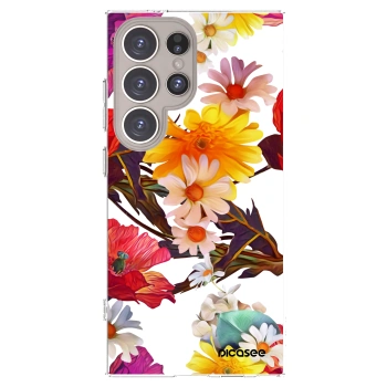 Picasee silikonowe przeźroczyste etui na Samsung Galaxy S24 Ultra S928B 5G - Meadow