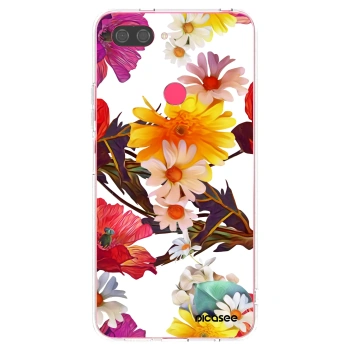 Picasee silikonowe przeźroczyste etui na Xiaomi Mi 8 Lite - Meadow