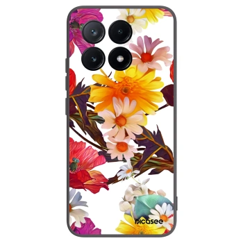 Picasee silikonowe czarne etui na Xiaomi Poco X6 Pro - Meadow