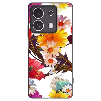 Picasee silikonowe czarne etui na Xiaomi Redmi Note 13 4G - Meadow