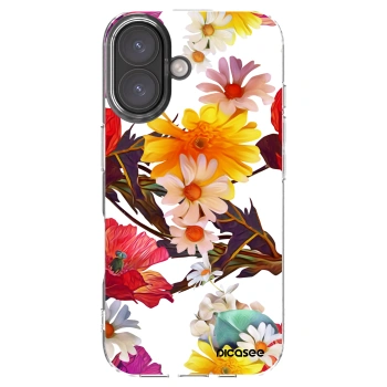 Picasee silikonowe przeźroczyste etui na Apple iPhone 16 - Meadow