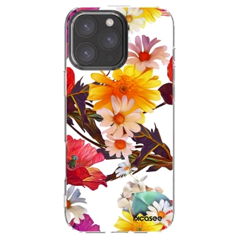 Picasee silikonowe przeźroczyste etui na Apple iPhone 16 Pro Max - Meadow
