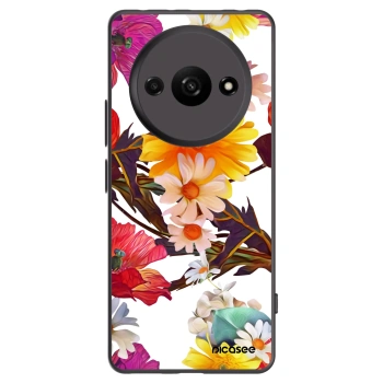 Picasee silikonowe czarne etui na Xiaomi Redmi A3 - Meadow
