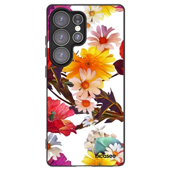 Picasee silikonowe czarne etui na Samsung Galaxy S25 Ultra 5G - Meadow