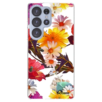 Picasee silikonowe przeźroczyste etui na Samsung Galaxy S25 Ultra 5G - Meadow