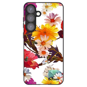 Picasee silikonowe czarne etui na Samsung Galaxy S25+ 5G - Meadow