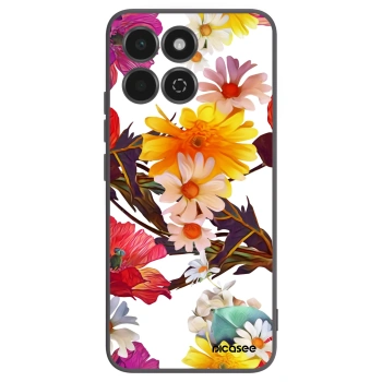 Picasee silikonowe czarne etui na Honor 200 Smart 5G - Meadow