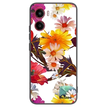 Picasee silikonowe czarne etui na Motorola Moto G05 - Meadow