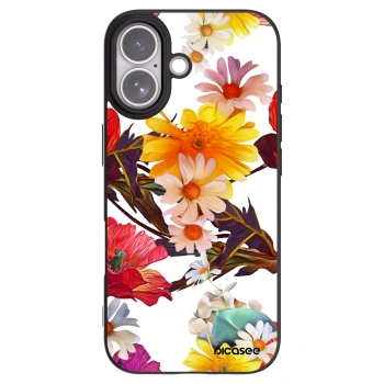 Picasee silikonowe czarne etui na Apple iPhone 17 - Meadow