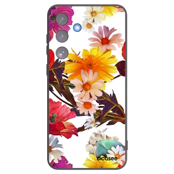 Picasee silikonowe czarne etui na Samsung Galaxy S25 FE 5G - Meadow