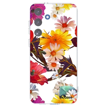 Picasee silikonowe przeźroczyste etui na Samsung Galaxy S25 FE 5G - Meadow