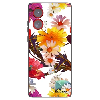 Picasee silikonowe czarne etui na Motorola Edge 50 Fusion - Meadow