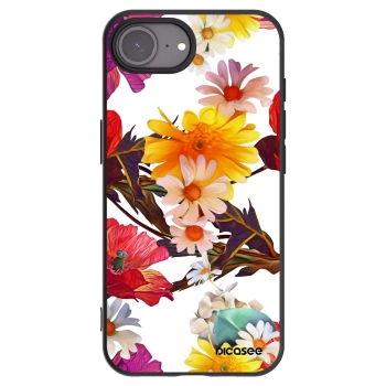 Picasee silikonowe czarne etui na Apple iPhone 17e - Meadow