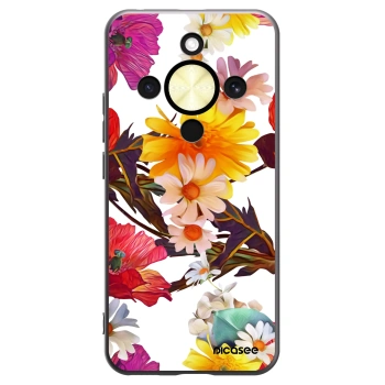 Picasee silikonowe czarne etui na Honor Magic8 Lite 5G - Meadow