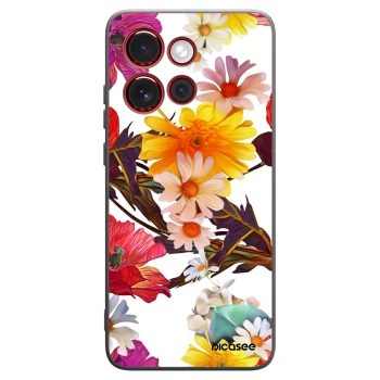 Picasee silikonowe czarne etui na Motorola Edge 60 Neo 5G - Meadow