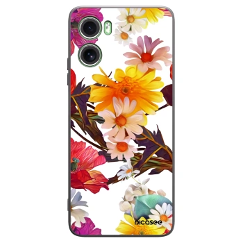 Picasee silikonowe czarne etui na Motorola Moto G06 - Meadow