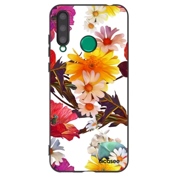 Picasee silikonowe czarne etui na Honor 20 Lite - Meadow