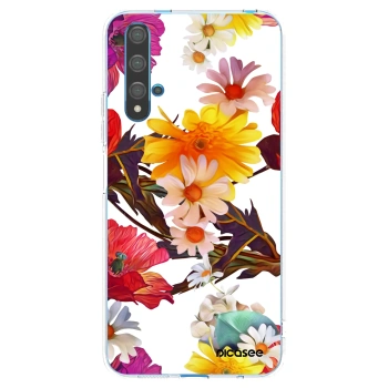 Picasee silikonowe przeźroczyste etui na Huawei Nova 5T - Meadow