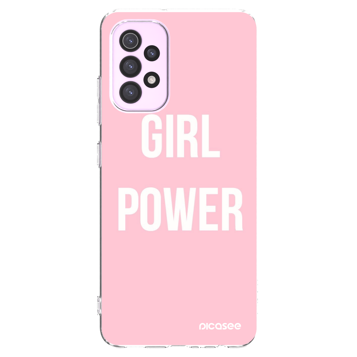 Picasee silikonowe przeźroczyste etui na Samsung Galaxy A32 5G A326B - Girl power