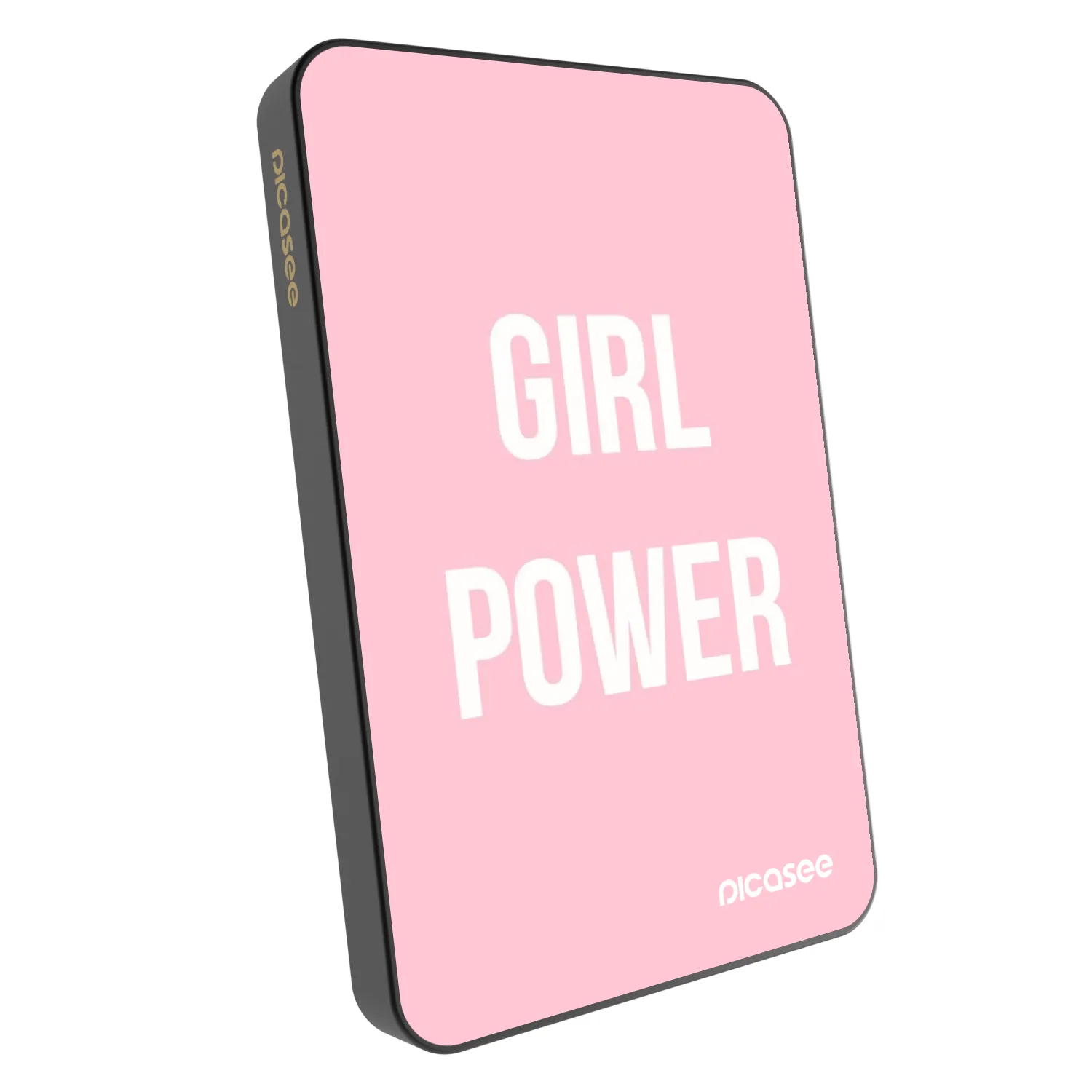 Picasee Powerbank z MagSafe 5 000 mAh Szary - Girl power