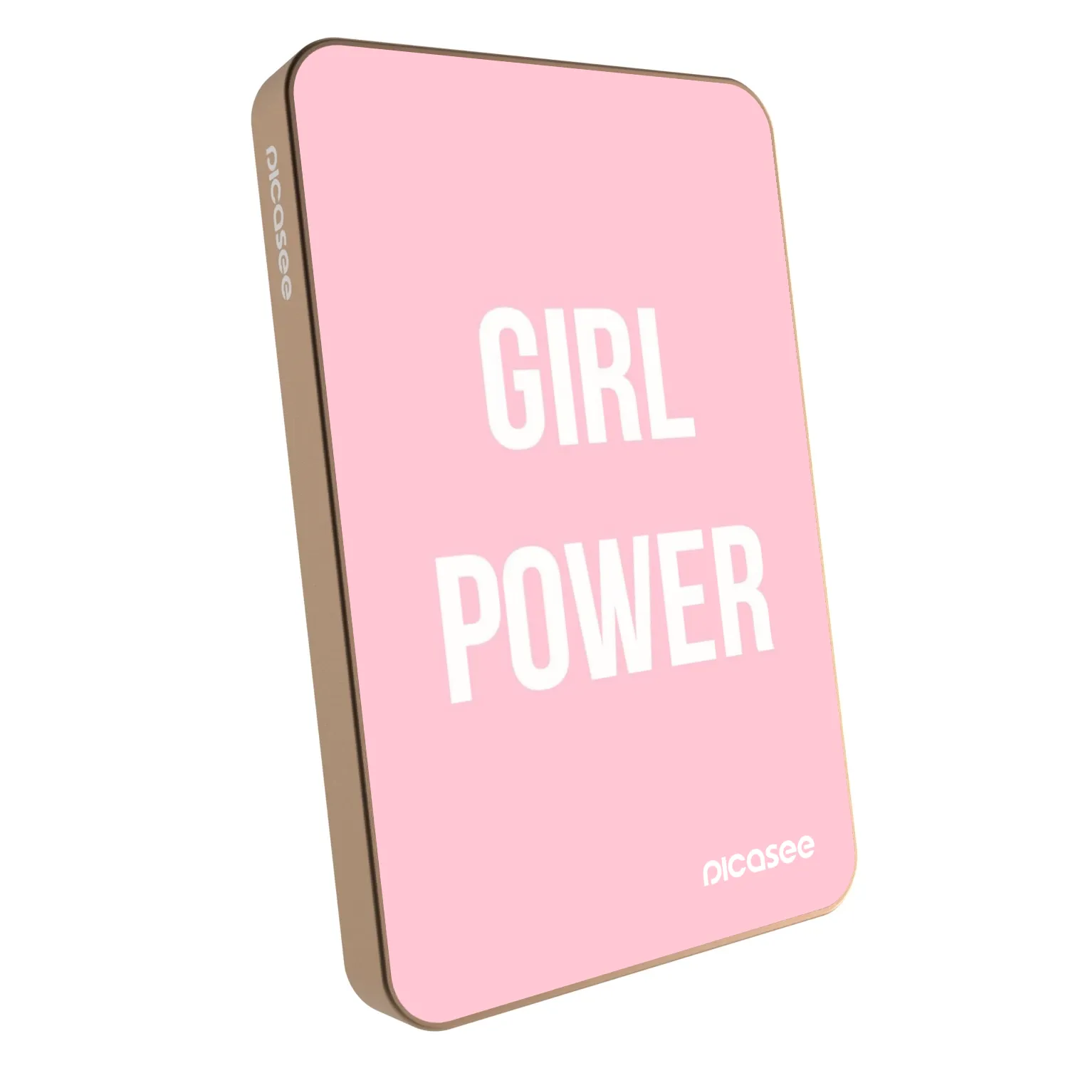 Picasee Powerbank z MagSafe 5 000 mAh Złoty - Girl power
