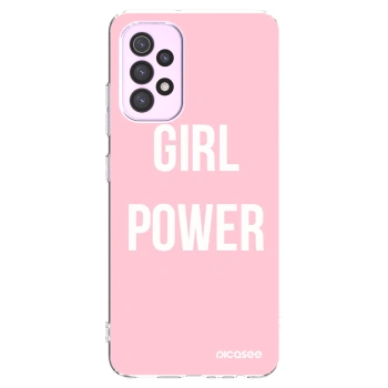 Picasee silikonowe przeźroczyste etui na Samsung Galaxy A32 5G A326B - Girl power