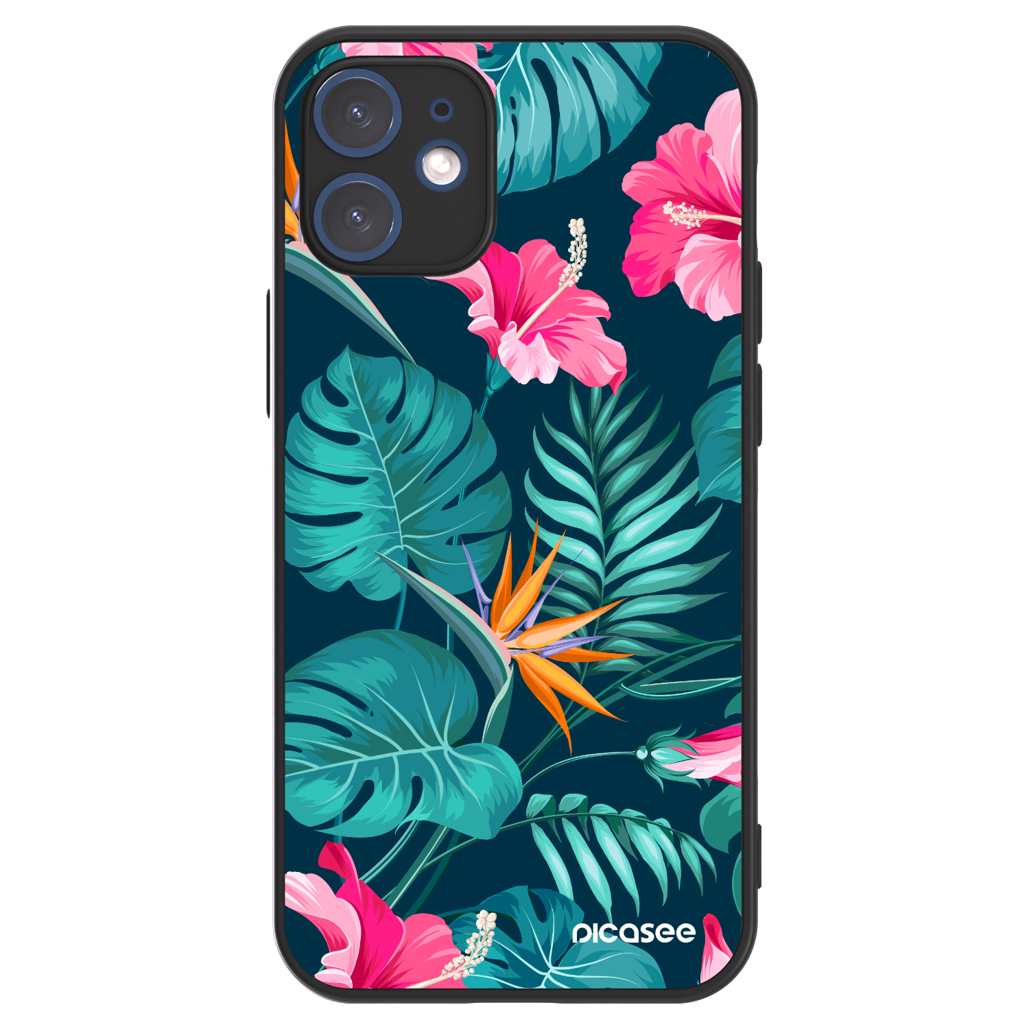 Picasee ULTIMATE CASE na Apple iPhone 12 mini - Pink Monstera