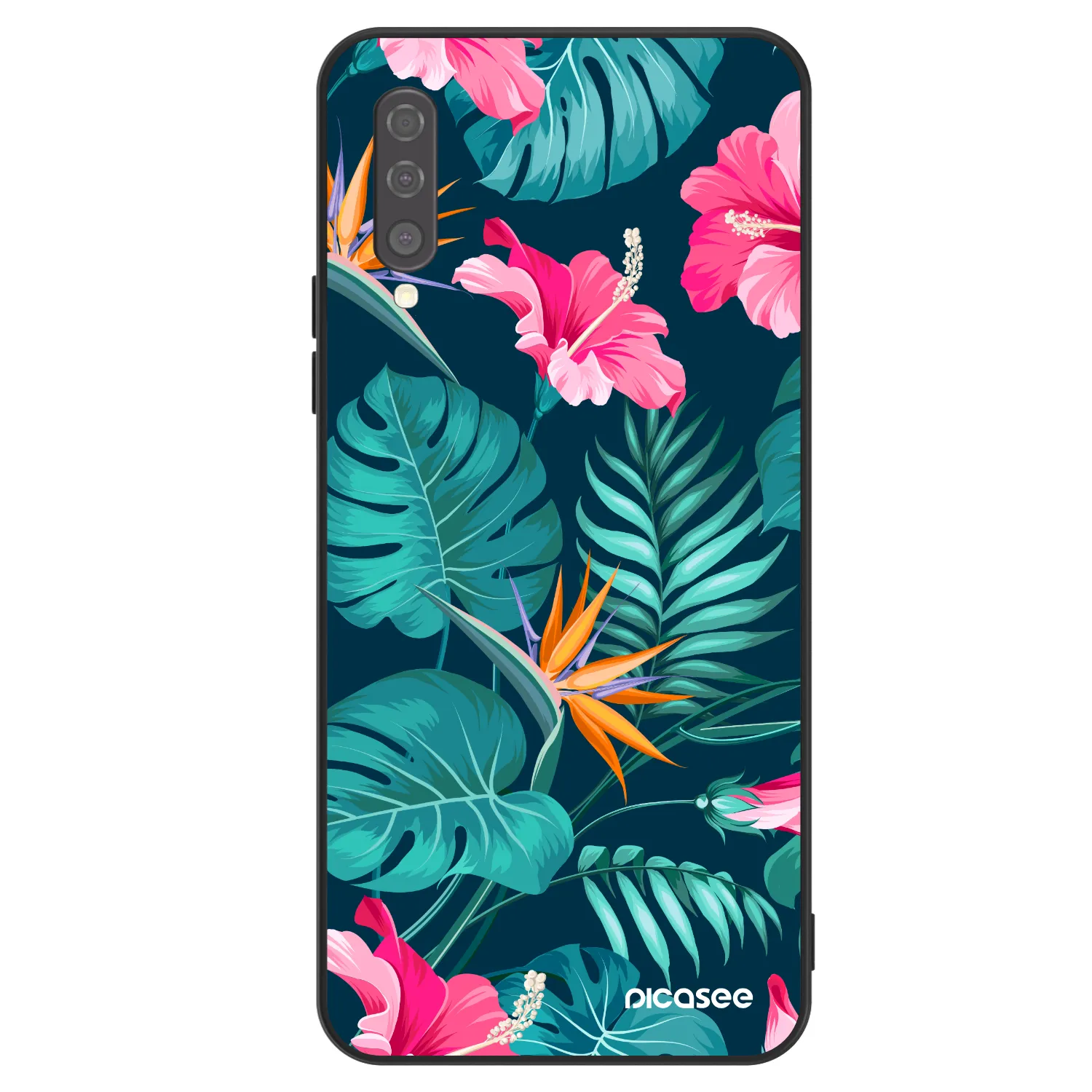 Picasee ULTIMATE CASE na Samsung Galaxy A50 A505F - Pink Monstera
