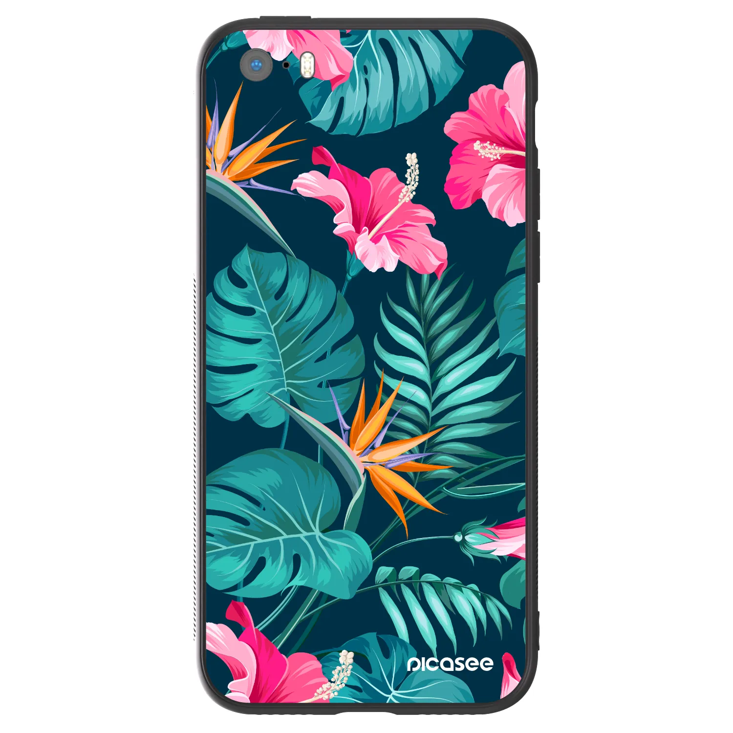 Picasee ULTIMATE CASE na Apple iPhone 5/5S/SE - Pink Monstera
