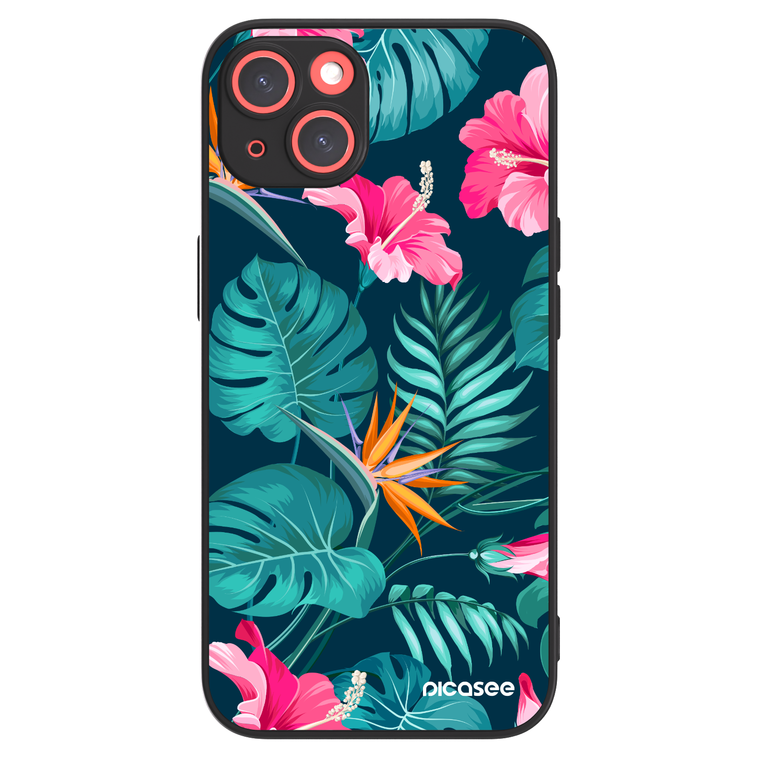 Picasee ULTIMATE CASE na Apple iPhone 13 - Pink Monstera