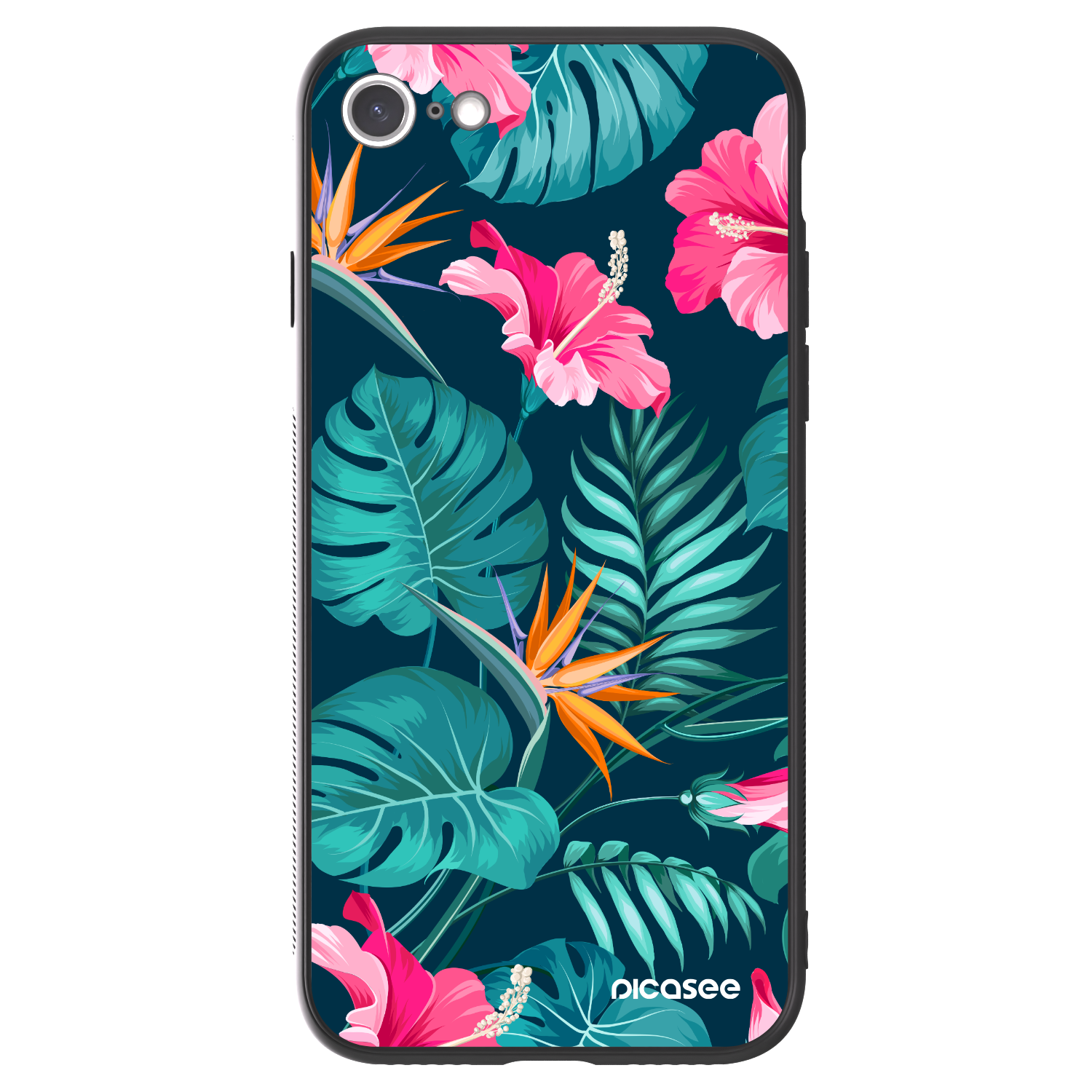 Picasee ULTIMATE CASE na Apple iPhone 8 - Pink Monstera