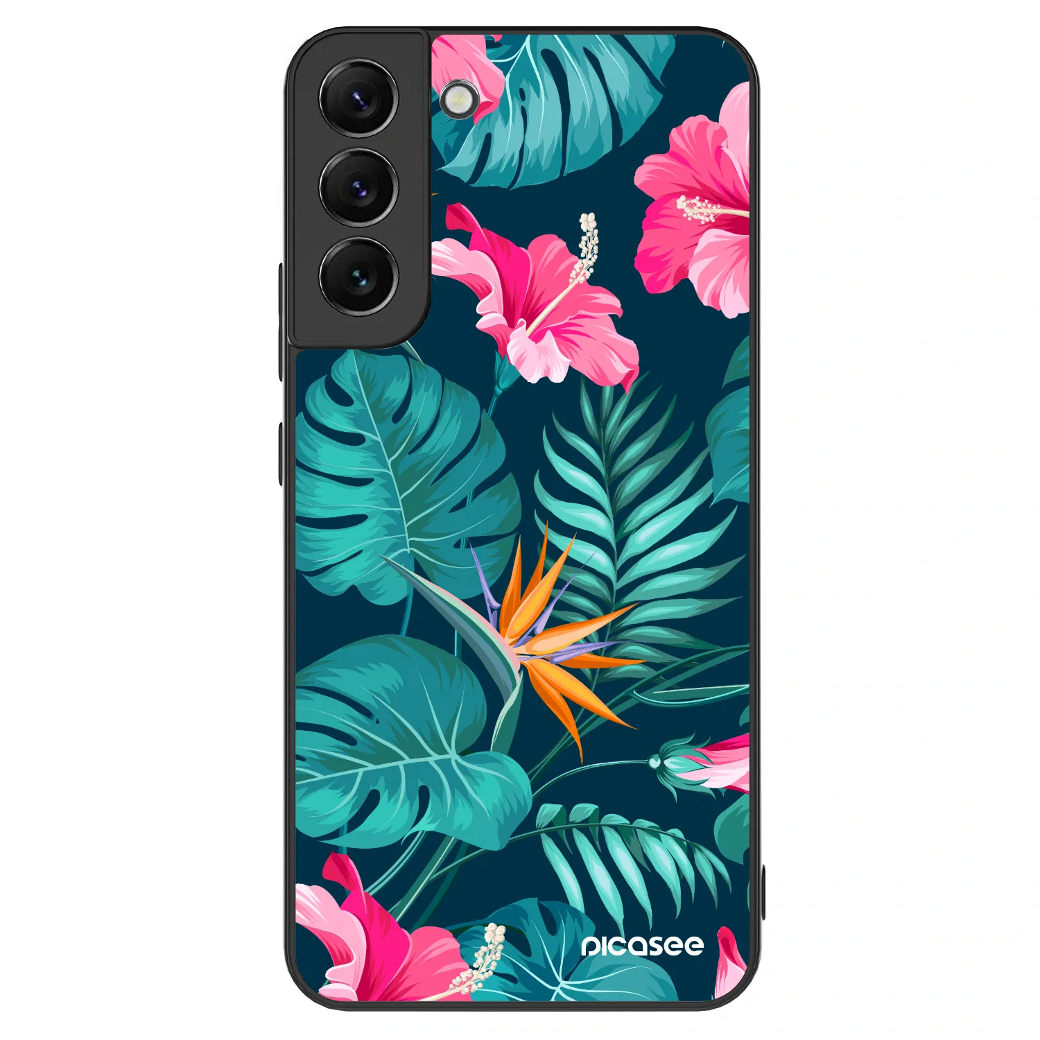 Picasee ULTIMATE CASE na Samsung Galaxy S22+ 5G - Pink Monstera